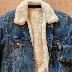 AE denim jacket - Sherpa lining